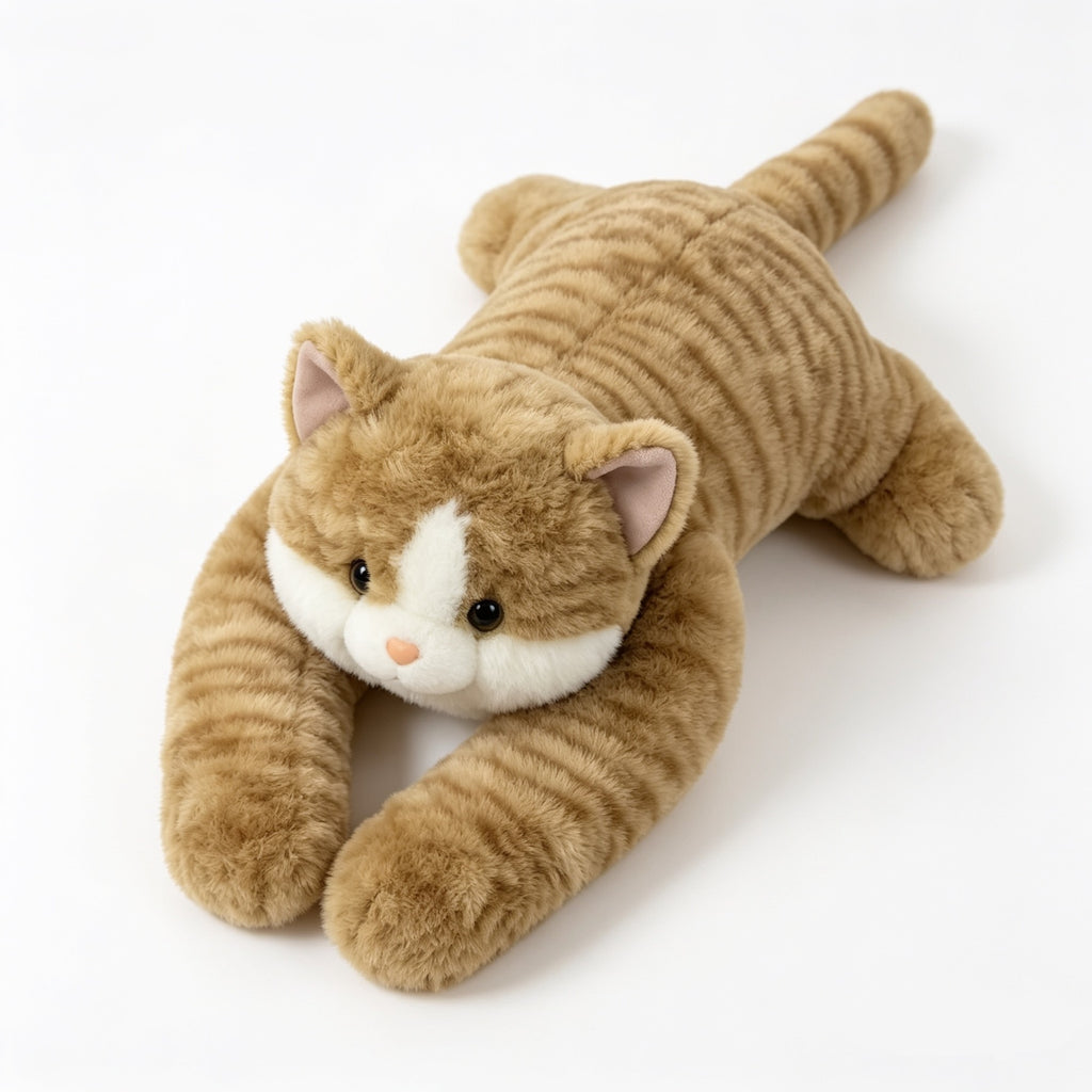 Olivia the Orange Cat Weighted Animal