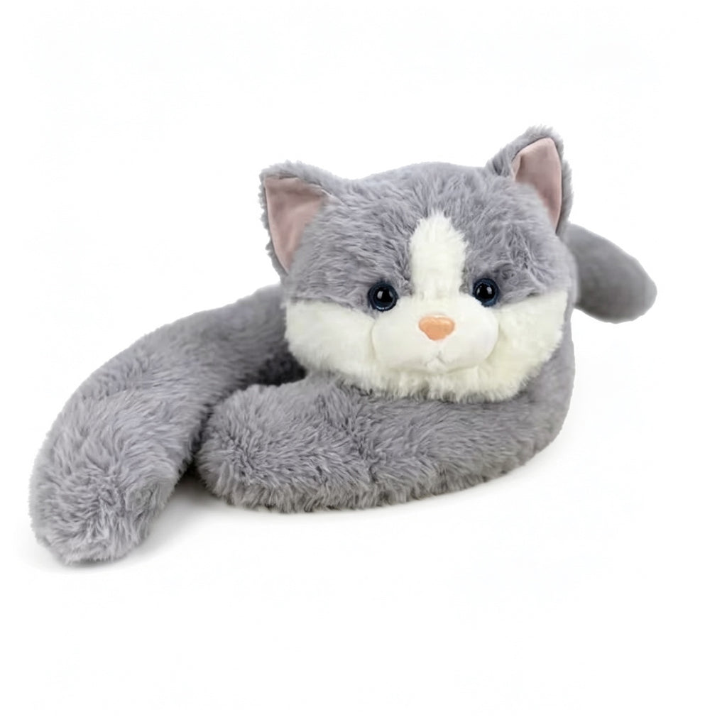Ginny the Grey Cat Weighted Animal
